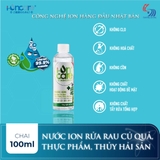 Nước ION Rửa rau củ quả, thực phẩm, thủy hải sản (100ml)