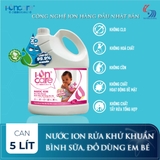 Nước ION Rửa khử khuẩn bình sữa, đồ dùng em bé (5 Lít)