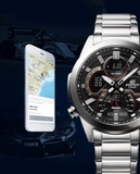 CASIO EDIFICE ECB-30D-1ADF | NAM | DÂY THÉP-BLUETOOTH | CHÍNH HÃNG