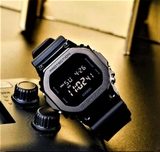 G-Shock GM-5600B-1 | Nam – Benzel Thép | Mặt âm bản