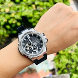 CASIO G-SHOCK G-STEEL GST-B100-1ADR | NAM | DÂY NHỰA - KẾT NỐI BLUETOOTH | CHÍNH HÃNG