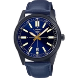 CASIO MTP-VD02BL-2EUDF | NAM | DÂY DA | CHÍNH HÃNG
