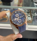 CASIO edifice EFR-556pc-2 chính hãng | NAm | Dây cao su | CHÍNH HÃNG