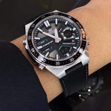 CASIO EDIFICE EFV-C110L-1A | Nam |PIN 10 NĂM - Dây da | chính hãng