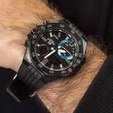 CASIO EDIFICE ECB-10PB-1ADF | NAM | DÂY CAO SU - BLUETOOTH | CHÍNH HÃNG