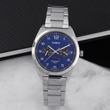 CASIO MTP-M300D-2AVDF SUN MOON PHASE | NAM | DÂY THÉP | CHÍNH HÃNG