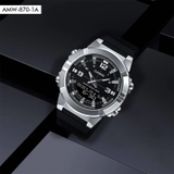 CASIO AMW-870-1AVDF | NAM | DÂY CAO SU - PIN 10 NĂM | CHÍNH HÃNG