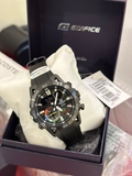 CASIO EDIFICE ECB-40MP-1ADF | NAM | DÂY CAO SU-BLUETOOTH | CHÍNH HÃNG