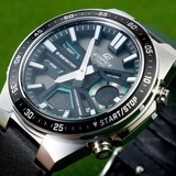 CASIO EDIFICE EFV-C110L-1A | Nam |PIN 10 NĂM - Dây da | chính hãng