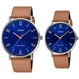 CASIO MTP-VT01L-2B2UDF | NAM - NỮ | DÂY DA | CHÍNH HÃNG