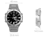 CASIO EDIFICE ERA-110D-1A | NAM | DÂY THÉP - PIN 10 NĂM | CHÍNH HÃNG