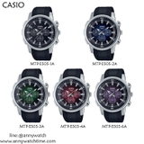 CASIO NAM MTP-E505-4AVDF | NAM | DÂY CAO SU | CHÍNH HÃNG