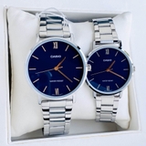 CASIO MTP-VT01D-2BUDF | NAM-NỮ | DÂY THÉP | CHÍNH HÃNG
