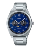 CASIO MTP-M300D-2AVDF SUN MOON PHASE | NAM | DÂY THÉP | CHÍNH HÃNG