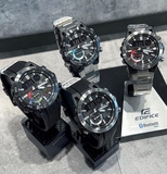 CASIO EDIFICE ECB-40P-1ADF | NAM | DÂY CAO SU-BLUETOOTH | CHÍNH HÃNG