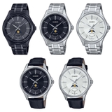 CASIO MTP-M100D-1AVDF | SUN MOON PHASE | NAM | DÂY THÉP | CHÍNH HÃNG