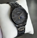 CASIO MTP-M100B-1AVDF | SUN MOON PHASE | NAM | DÂY THÉP | CHÍNH HÃNG