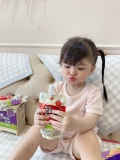 Nước trái cây hồng sâm Hanmi TenTen vị Táo - Hộp 10 gói