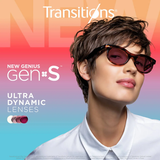 TRANSITIONS GEN S - ĐƠN TRÒNG ĐỔI MÀU KHÓI VÁNG PHỦ CRIZAL SAPPHIRE HR