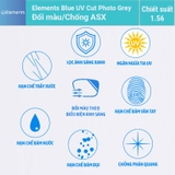 TRÒNG KÍNH ELEMENTS BLUE UV CUT