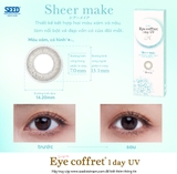 KÍNH ÁP TRÒNG SEED EYE COFFRET 1DAY UV M