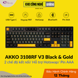 Bàn phím AKKO 3108RF V3 Black & Gold