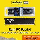 Ram PC Patriot 8GB / 16GB DDR4 3200MHz