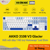 Bàn phím AKKO 3108 V3 Glacier