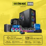PC Gaming KCN CORE i7 14700KF / 32GB / AMD RX 7800 XT 16G