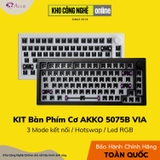 Kit bàn phím cơ AKKO 5075B Via (Multi-modes / RGB / Hotswap / Gasket mount)