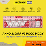 Bàn phím AKKO 3108RF V3 POCO PIGGY