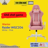 Ghế Gaming Warrior Raider Series WGC206 (White/Pink)