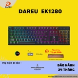 DAREU EK1280 - Bàn phím cơ DAREU EK1280 104KEY (RGB, Blue/ Brown/ Red D switch)