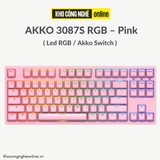 Bàn phím cơ AKKO 3087S RGB – Pink