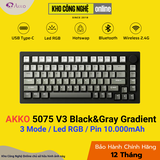Bàn phím cơ AKKO 5075 V3 Black&Gray Gradient