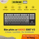 Bàn phím AKKO 5087 V3 Black&Gray Gradient