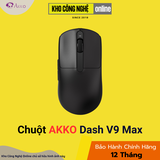 Chuột Không dây Gaming Akko Dash V9 Max Black