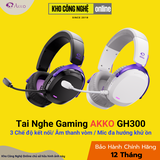 Tai nghe gaming Akko GH300 White ( Kết Nối Quad – Mode)