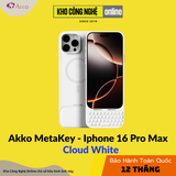 Ốp Bàn Phím iPhone 16 Pro Max Akko MetaKey - Cloud White