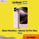 Ốp Bàn Phím iPhone 16 Pro Max Akko MetaKey - Pink
