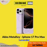 Ốp Bàn Phím iPhone 17 Pro Max Akko MetaKey - Lavender
