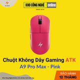 Chuột Gaming ATK A9 Pro Max Tri-mode Pink