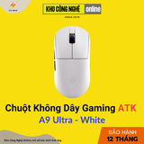 Chuột Gaming ATK A9 Ultra Tri-mode - White