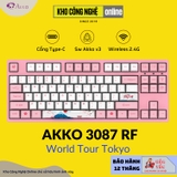 Bàn phím cơ AKKO 3087 RF World Tour Tokyo