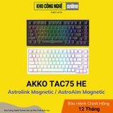 Bàn phím cơ AKKO TAC75 HE Magnetic Switch (Hàng Chính Hãng)