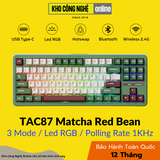Bàn phím cơ AKKO TAC87 Matcha Red Bean Stellar Rose Switch