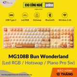Bàn phím MonsGeek MG108B Bun Wonderland (RGB / Hotswap / Piano Pro SW/ Multi-mode)