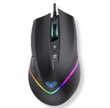 Chuột Gaming Aula F805 Kèm Đèn Nền Rgb 6 Có 7 Nút Lập Trình Cho Pc Laptop - Hàng Chính Hãng