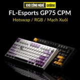 Bàn phím cơ FL-Esports GP75 CPM Polar Night / Taro Purple - Hàng chính hãng