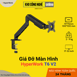 Giá treo / Arm màn hình HyperWork T6 V2 Đen